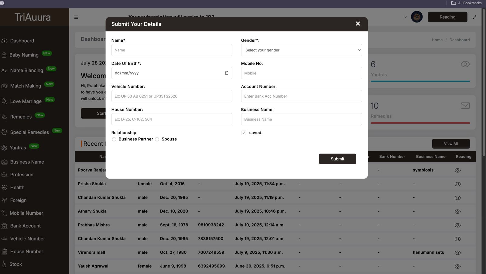 Mobile Number Analysis